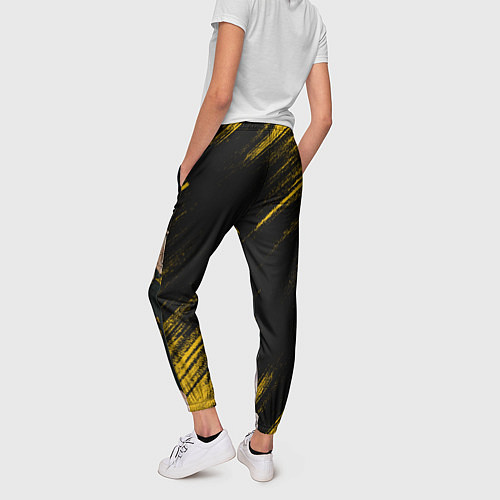 Женские брюки SANO MANJIRO GOLD EDITION / 3D-принт – фото 4