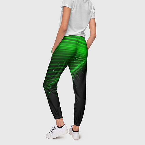 Женские брюки Renault green / 3D-принт – фото 4
