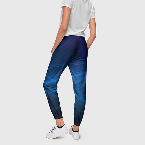 Женские брюки Honda - Blue / 3D-принт – фото 4