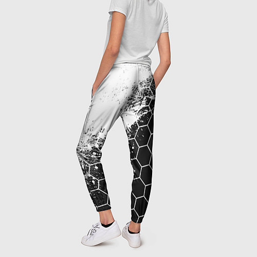 Женские брюки Peugeot Соты / 3D-принт – фото 4