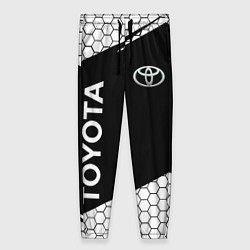Брюки женские Toyota Sport соты, цвет: 3D-принт