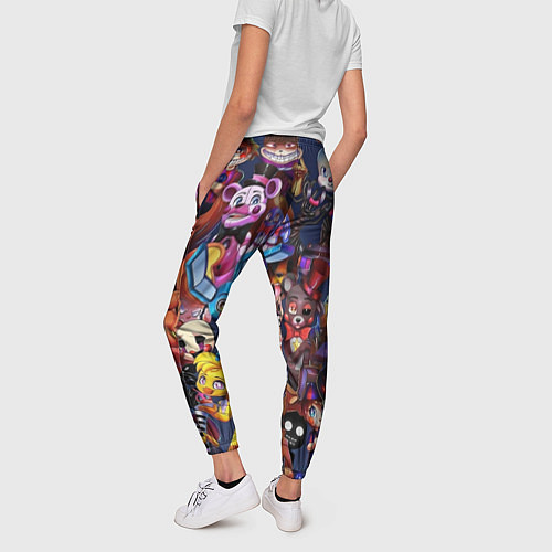 Женские брюки Cute Fnaf Pattern / 3D-принт – фото 4
