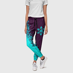 Брюки женские ГЕНШИН ИМПАКТ - КРИО Арт, цвет: 3D-принт — фото 2