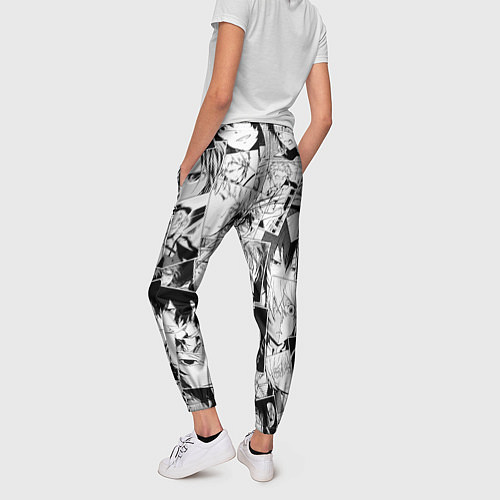 Женские брюки Bungo Stray Dogs pattern / 3D-принт – фото 4