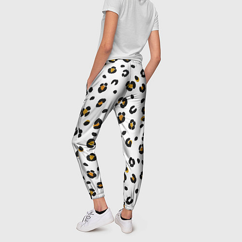 Женские брюки Пятна леопарда leopard spots / 3D-принт – фото 4