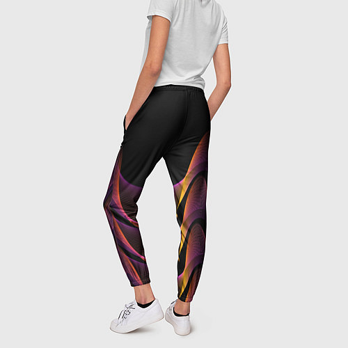Женские брюки Fashion pattern Neon Milano / 3D-принт – фото 4