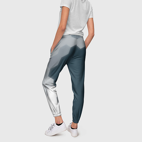 Женские брюки LEXUS Lexus Соты / 3D-принт – фото 4