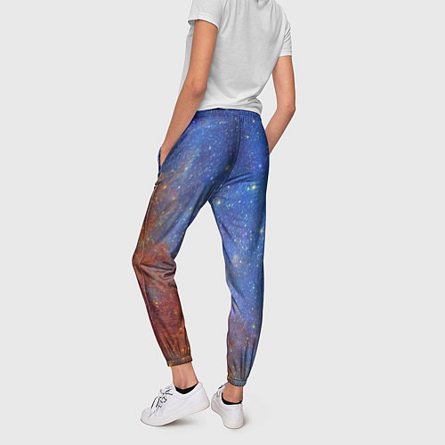 Женские брюки Яркая вселенная / 3D-принт – фото 4