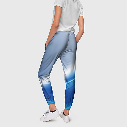 Женские брюки Цифровая волна / 3D-принт – фото 4