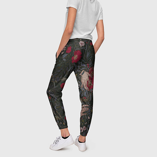 Женские брюки Ботаника / 3D-принт – фото 4