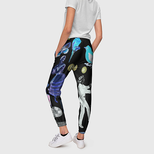 Женские брюки Underground pattern Fashion 2077 / 3D-принт – фото 4