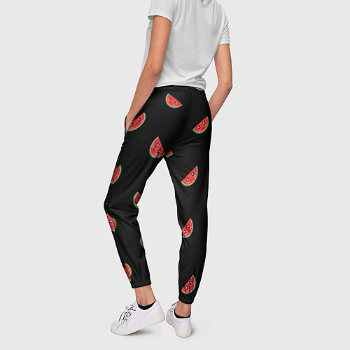 Женские брюки Арбузик паттерн / 3D-принт – фото 4