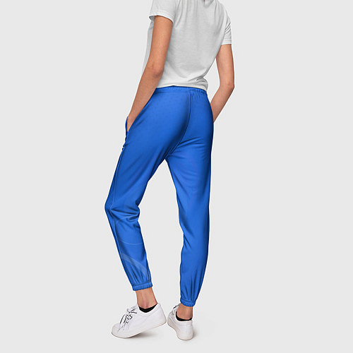 Женские брюки Tottenham hotspur Голубая абстракция / 3D-принт – фото 4