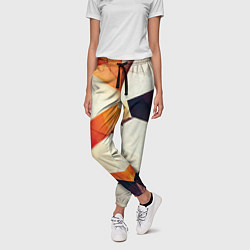 Брюки женские Объёмная геометрическая абстракция, цвет: 3D-принт — фото 2