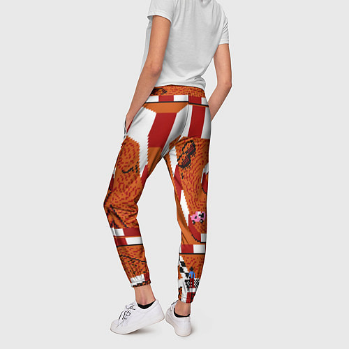 Женские брюки Гонки 8 bit / 3D-принт – фото 4