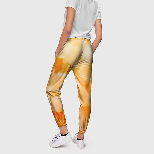 Женские брюки Оранжевое настроение / 3D-принт – фото 4