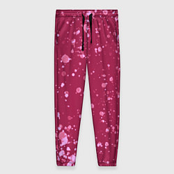 Женские брюки Текстура Розовый взрыв