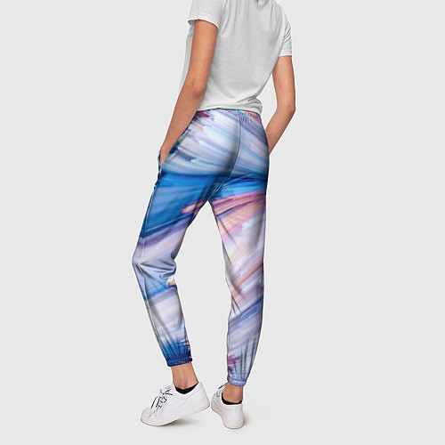 Женские брюки Красочные линии / 3D-принт – фото 4