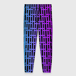 Женские брюки Неоновая клетка