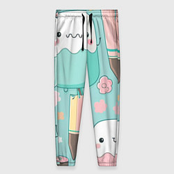 Женские брюки Милые предметы с лицами