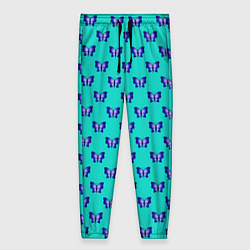 Женские брюки Фиолетовые бабочки