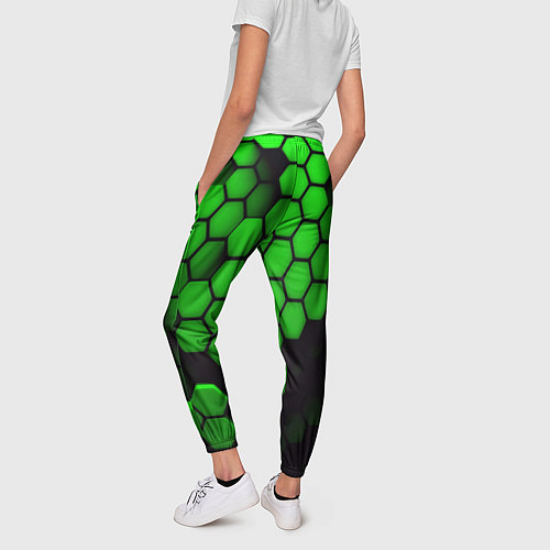 Женские брюки Майнкрафт текстура / 3D-принт – фото 4