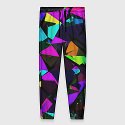 Брюки женские Shapes triangle geometry, цвет: 3D-принт