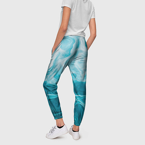 Женские брюки Морской бриз / 3D-принт – фото 4