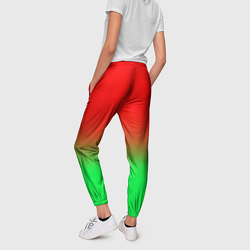 Женские брюки Необычный переход / 3D-принт – фото 4