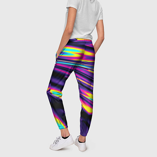 Женские брюки Glitch colors / 3D-принт – фото 4