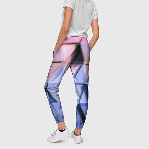 Женские брюки Triangle gradient / 3D-принт – фото 4