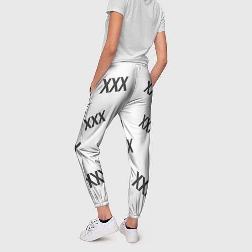 Женские брюки Разброс Иксов / 3D-принт – фото 4