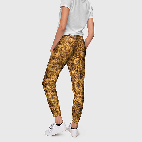 Женские брюки Текстура из рамена / 3D-принт – фото 4