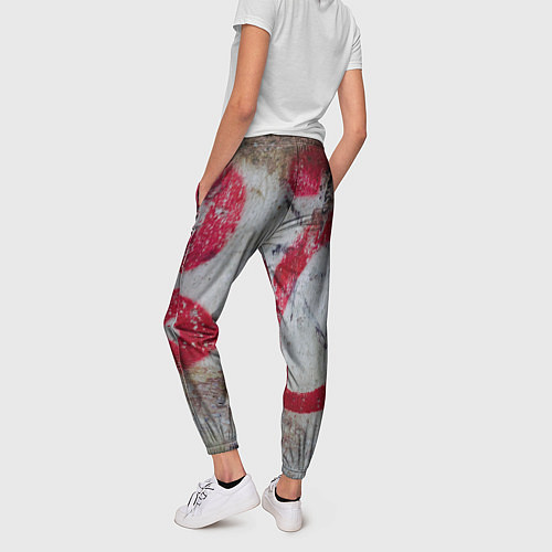 Женские брюки Граффити на стене / 3D-принт – фото 4