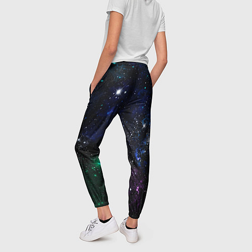 Женские брюки Космос Звёздное небо / 3D-принт – фото 4