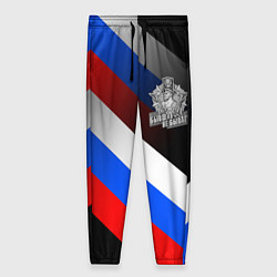 Брюки женские Пограничные войска - флаг РФ, цвет: 3D-принт