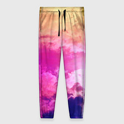 Брюки женские Разноцветное небо, цвет: 3D-принт
