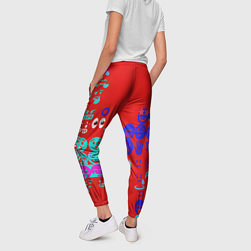 Женские брюки Смайлы для настроения / 3D-принт – фото 4