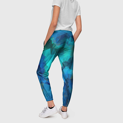 Женские брюки Blue fantasy / 3D-принт – фото 4