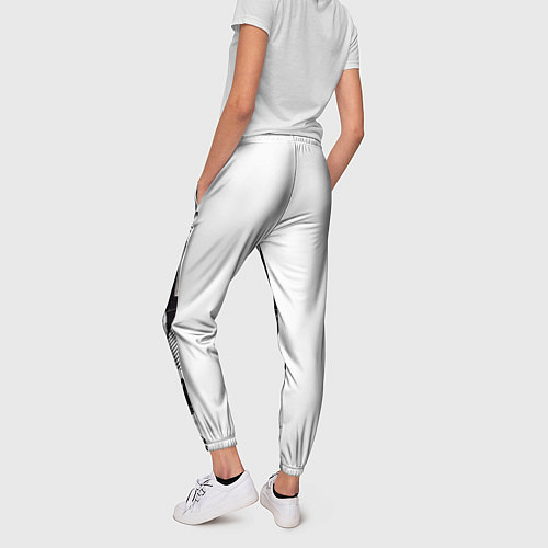 Женские брюки Абстрактные коты / 3D-принт – фото 4