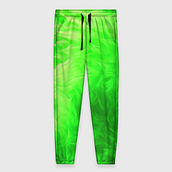 Женские брюки Яркий зеленый фон