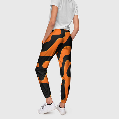 Женские брюки Тыквенный сок / 3D-принт – фото 4