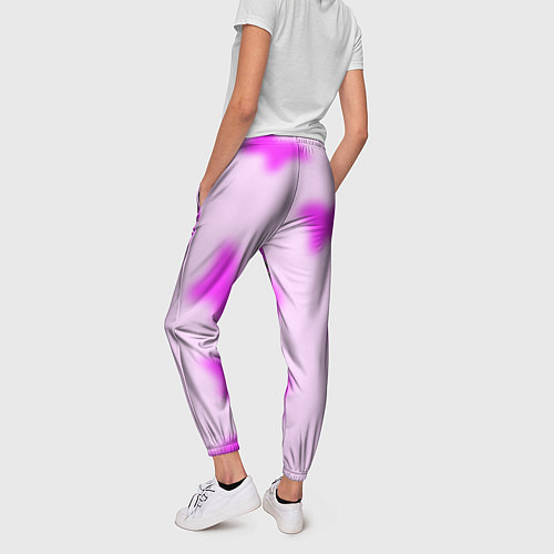 Женские брюки Y2K purple butterfly / 3D-принт – фото 4