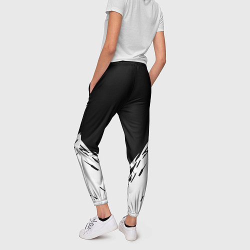 Женские брюки BMW стильная геометрия спорт / 3D-принт – фото 4
