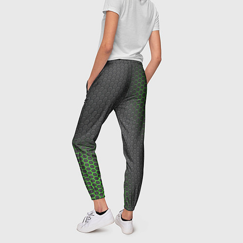 Женские брюки Карбон с неоновой подсветкой / 3D-принт – фото 4