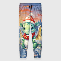 Женские брюки Милый маленький дракон новогодний 2024 года нового