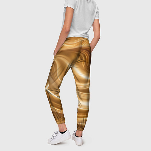 Женские брюки Горячее расплавленное золото / 3D-принт – фото 4