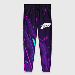 Брюки женские Forza Horizon neon gaming, цвет: 3D-принт