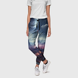 Брюки женские Фантастическая планета внутри космоса, цвет: 3D-принт — фото 2