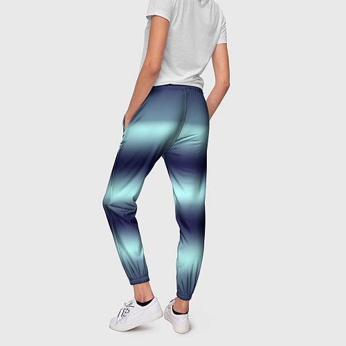 Женские брюки Полосы градиент / 3D-принт – фото 4